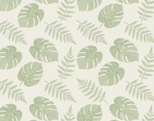 ModernAnimal And Plant Pattern Wallpaper