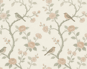 ModernAnimal And Plant Pattern Wallpaper