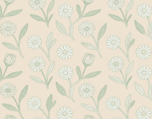 ModernAnimal And Plant Pattern Wallpaper