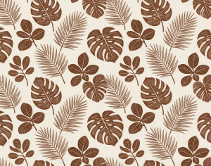 ModernAnimal And Plant Pattern Wallpaper