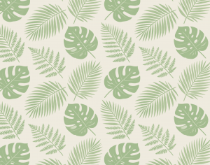 ModernAnimal And Plant Pattern Wallpaper