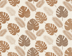 ModernAnimal And Plant Pattern Wallpaper