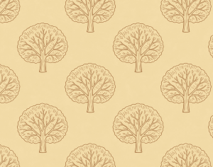 ModernAnimal And Plant Pattern Wallpaper