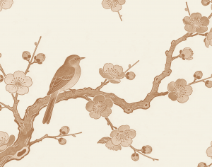 ModernAnimal And Plant Pattern Wallpaper