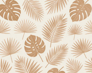 ModernAnimal And Plant Pattern Wallpaper