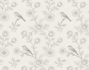 ModernAnimal And Plant Pattern Wallpaper