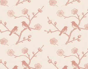 ModernAnimal And Plant Pattern Wallpaper