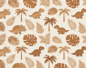 ModernAnimal And Plant Pattern Wallpaper