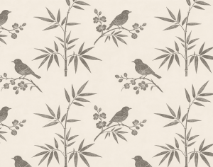 ModernAnimal And Plant Pattern Wallpaper