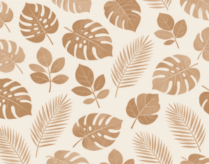 ModernAnimal And Plant Pattern Wallpaper