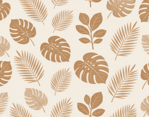 ModernAnimal And Plant Pattern Wallpaper