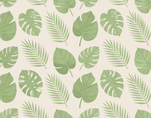 ModernAnimal And Plant Pattern Wallpaper