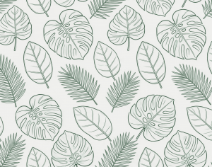 ModernAnimal And Plant Pattern Wallpaper