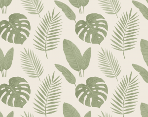 ModernAnimal And Plant Pattern Wallpaper
