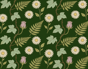ModernAnimal And Plant Pattern Wallpaper