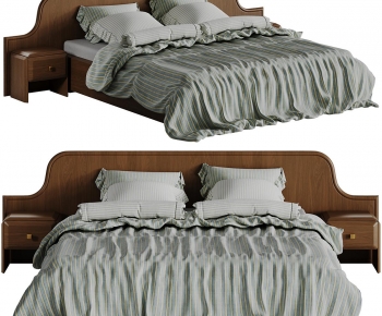 Modern Double Bed-ID:866350895