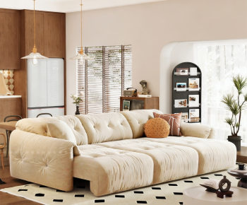 Retro Style A Living Room-ID:650583032