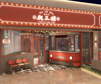 Hong Kong Style Facade Element-ID:576029068