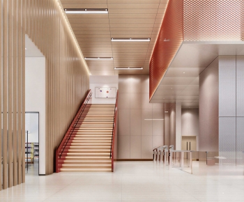 Modern Office Reception Desk-ID:214754107
