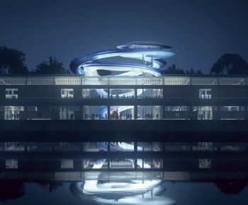 Modern Architecture Of Artistic Style-ID:922374013