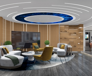 Modern Exhibition Hall-ID:662499907