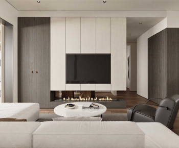 Modern A Living Room-ID:287142991
