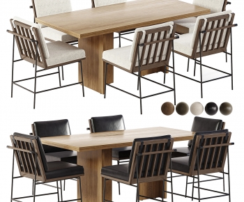 Modern Dining Table And Chairs-ID:755018006