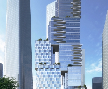 Modern Appearance Of Commercial Building-ID:821118129