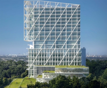 Modern Appearance Of Commercial Building-ID:131581072