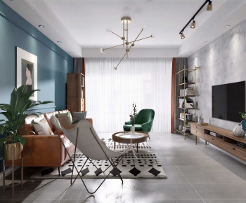 Modern A Living Room-ID:506289037
