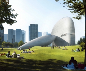 Modern Park Landscape-ID:185343039