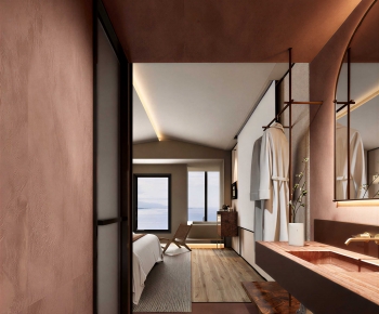 Wabi-sabi Style Guest Room-ID:237751011