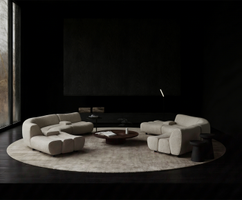 Wabi-sabi Style A Living Room-ID:398690734