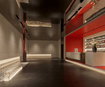 Modern Office Reception Desk-ID:119105107