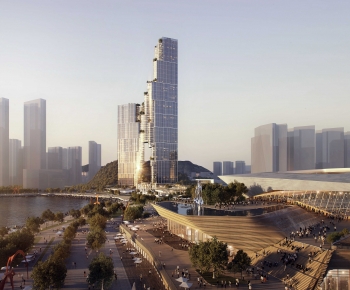 Modern Appearance Of Commercial Building-ID:776681906