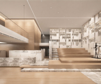 Modern Office Reception Desk-ID:162858016