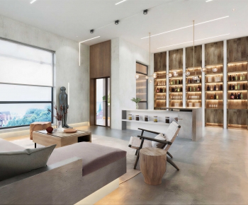 Modern A Living Room-ID:303075082