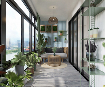 Nordic Style Leisure Balcony-ID:852235083