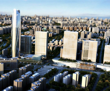 Modern Architectural Bird's-eye View Planning-ID:546314009