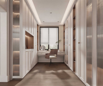 Modern Clothes Storage Area-ID:804841042