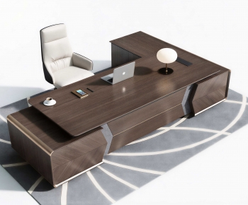 Modern Office Desk And Chair-ID:273763909
