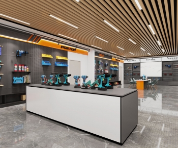 Modern Exhibition Hall-ID:629549984