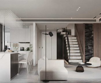 Modern A Living Room-ID:631185052