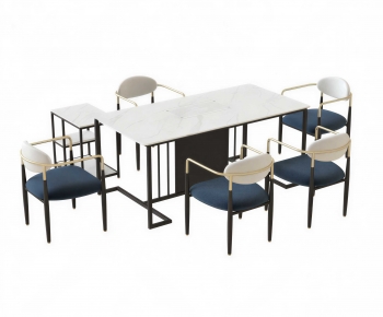 New Chinese Style Dining Table And Chairs-ID:554776917