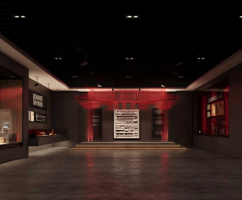 Modern Exhibition Hall-ID:599263914