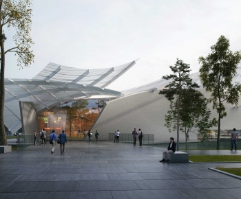 Modern Architecture Of Artistic Style-ID:239362968