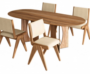 Modern Dining Table And Chairs-ID:403995045