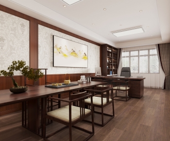 New Chinese Style Manager's Office-ID:706150056