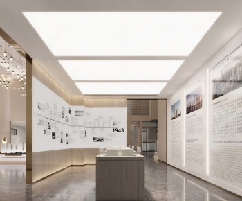 Modern Exhibition Hall-ID:735795025