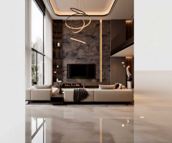 Modern A Living Room-ID:217958932